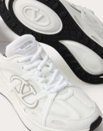 VLOGO EASYJOG CALFSKIN AND FABRIC SNEAKER - Image 3
